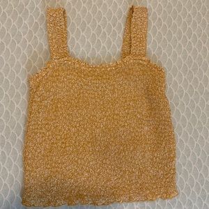 Abercrombie Crop Top- Yellow